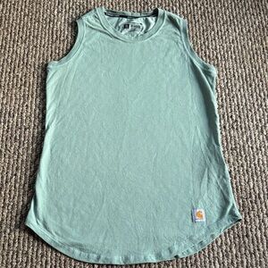 Carhartt Force Women's Sage Green Muscle Tee Tank Top